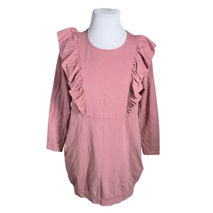 Unisex NOSH - Trikotaažist kleit, suurus 42 - Heleroosa (1)