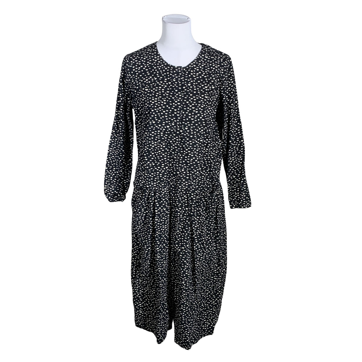 Unisex Papu - Mitteveniv kleit, suurus 38 - Must (1)
