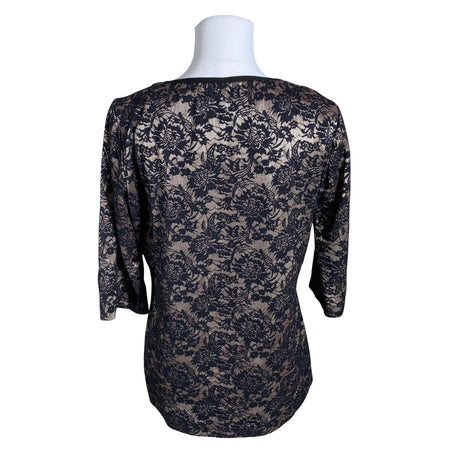 Unisex Voglia - Lühikeste käistega pluus, suurus 40 - Pruun (2)