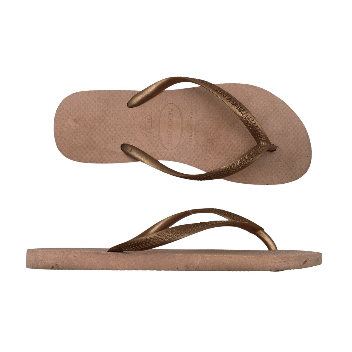 Unisex Havaianas - Plätud, suurus 35 - Beige (1)