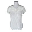 Unisex Monsoon - Lühikeste käistega pluus, suurus 40 - Valge ()