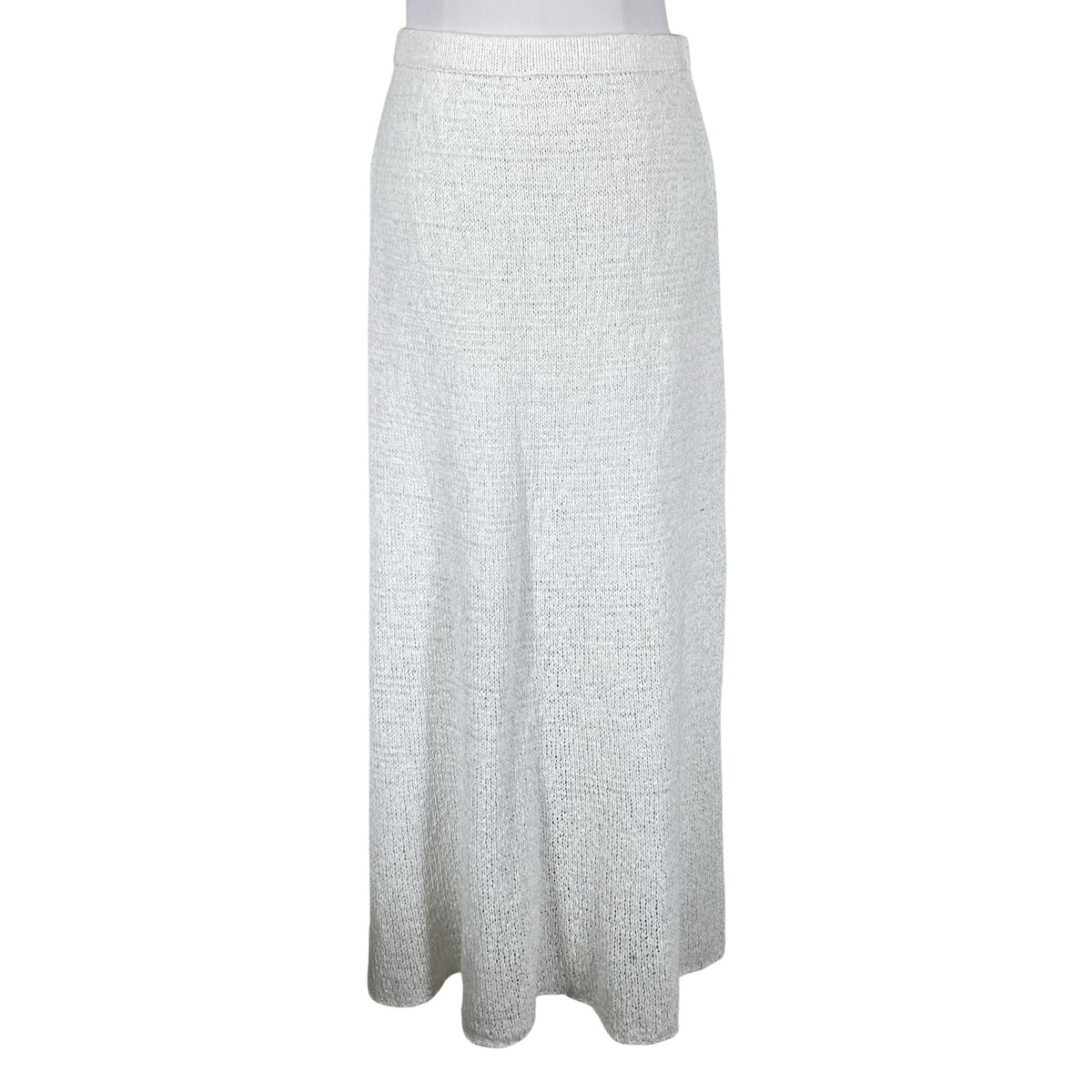 Unisex Massimo Dutti - Kootud seelik, suurus 38 - Valge (1)