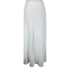 Unisex Massimo Dutti - Kootud seelik, suurus 38 - Valge (1)