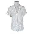 Unisex Saint Tropez - Lühikeste käistega pluus, suurus 36 - Valge ()