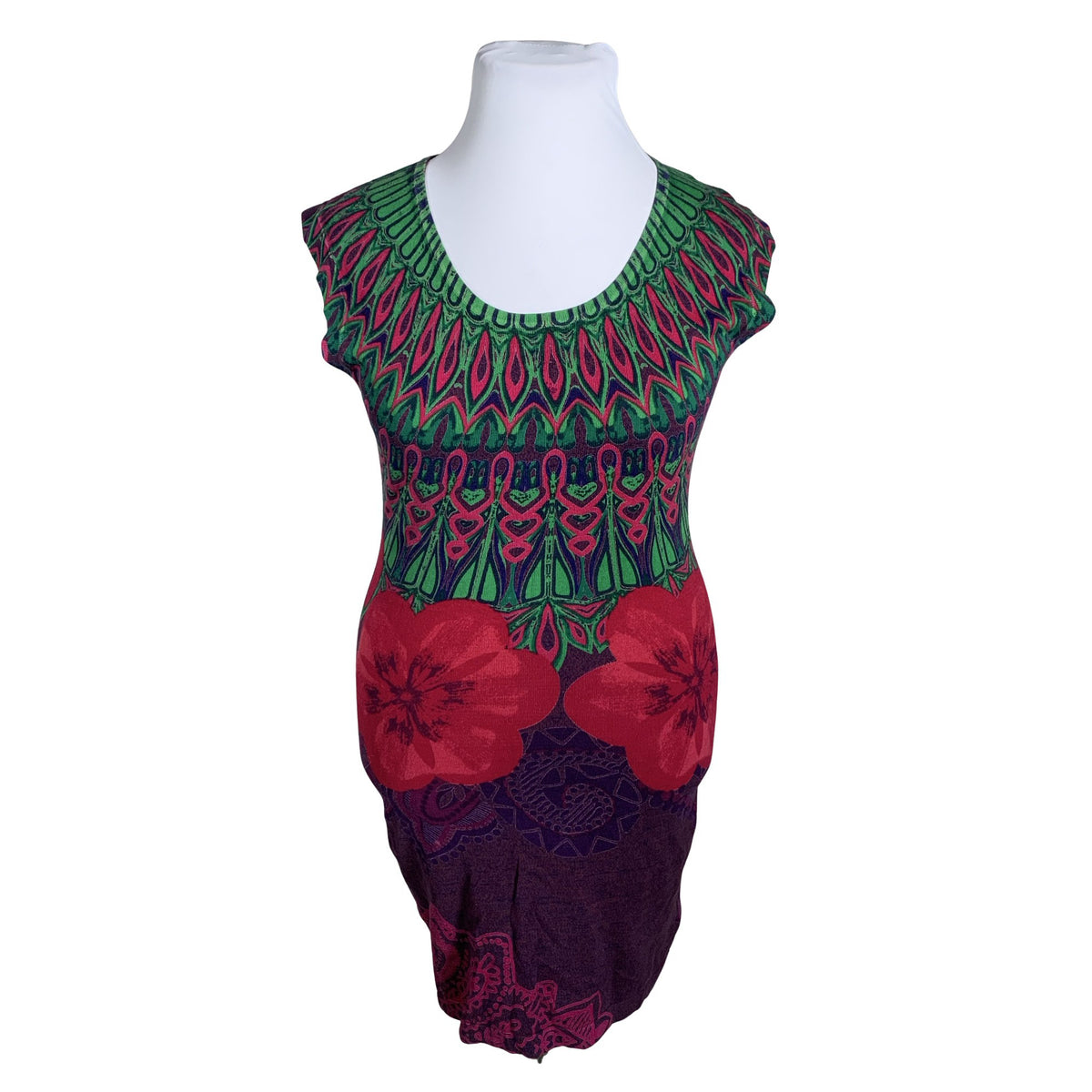 Unisex Desigual - Kootud kleit, suurus 42 - Lilla (1)