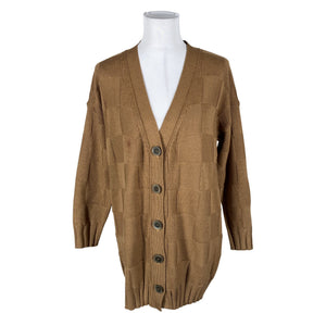 Unisex Bruno Due - Kardigan, suurus 38 - Pruun (1)