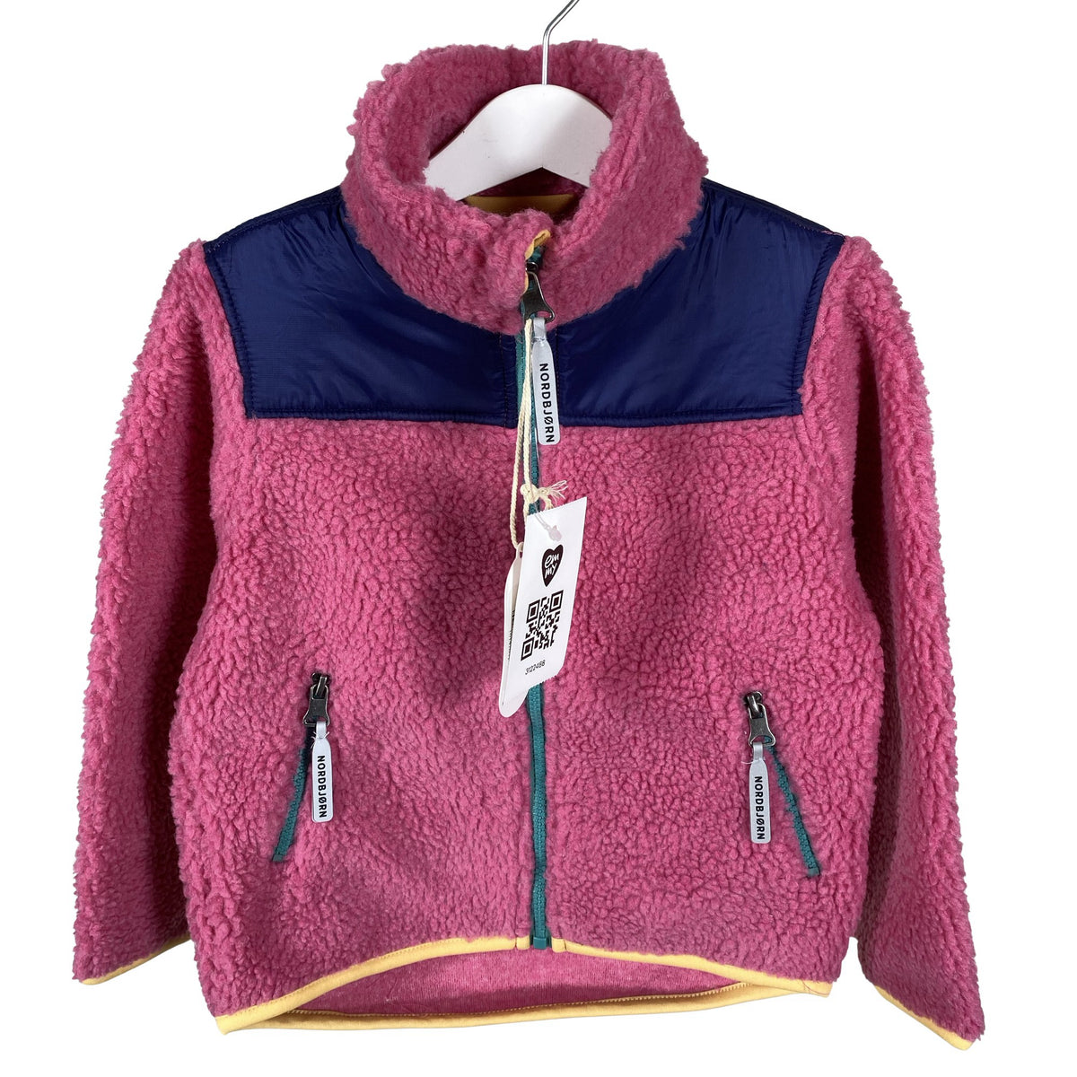 Unisex Nordbjørn - Fliisjakk, suurus 110 - 116 - Roosa (1)