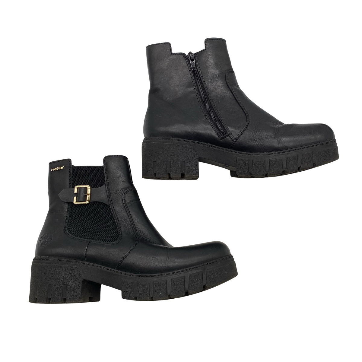 Unisex Rieker - Poolsaapad, suurus 41 - Must (1)