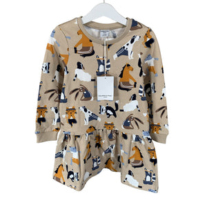 Unisex Polarn O. Pyret - Dressikangast kleit, suurus 98 - 104 - Beige (1)