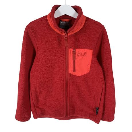 Unisex Jack Wolfskin - Fliisjakk, suurus 122 - 128 - Punane ()
