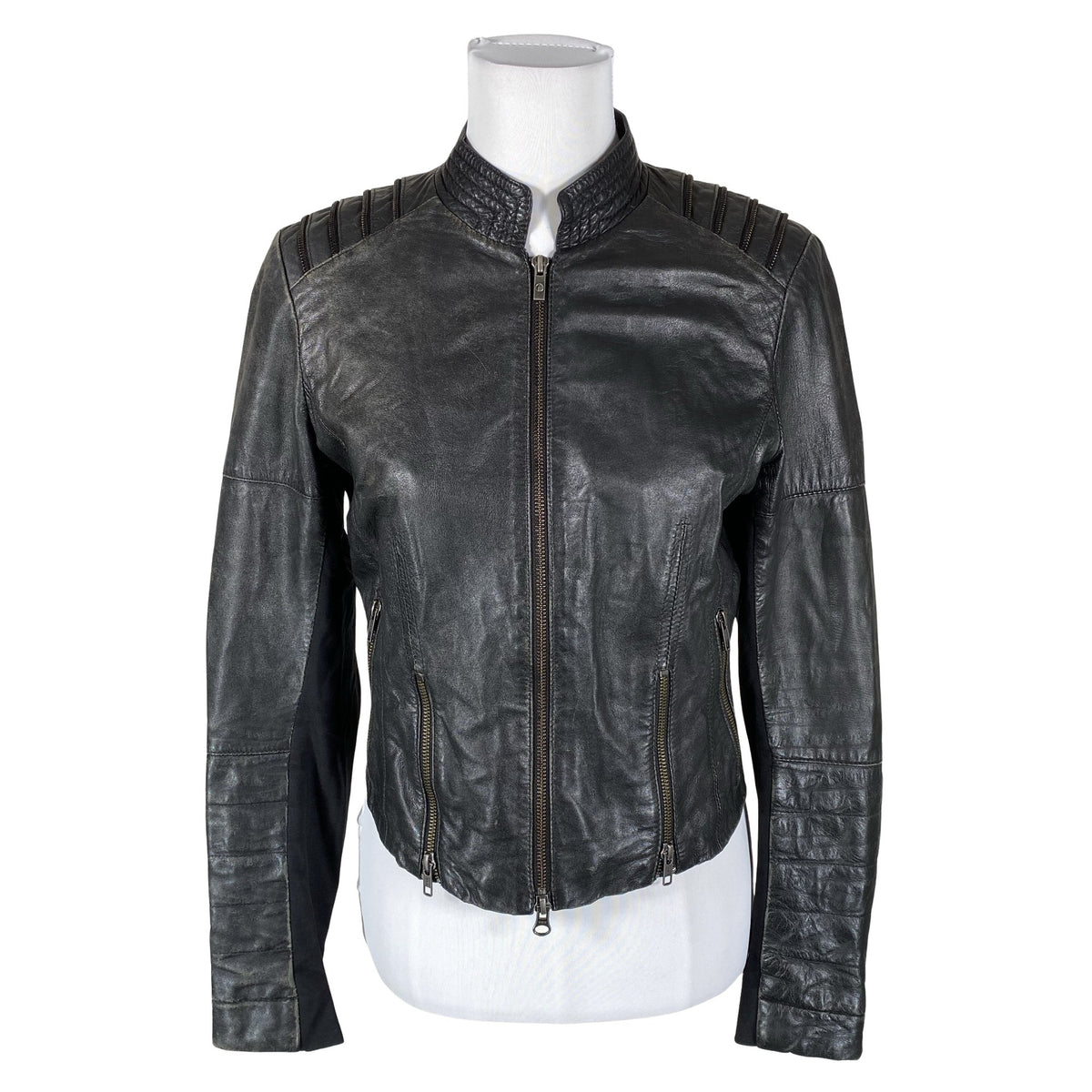 Unisex Goosecraft - Nahktagi, suurus 38 - Must (1)