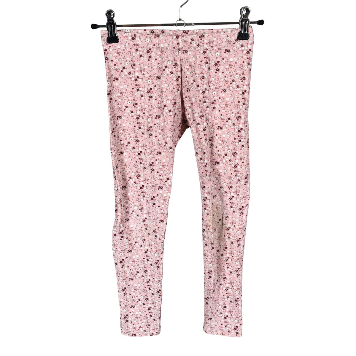 Unisex Lindex - Trikotaažist püksid, suurus 116 - 122 - Heleroosa (1)