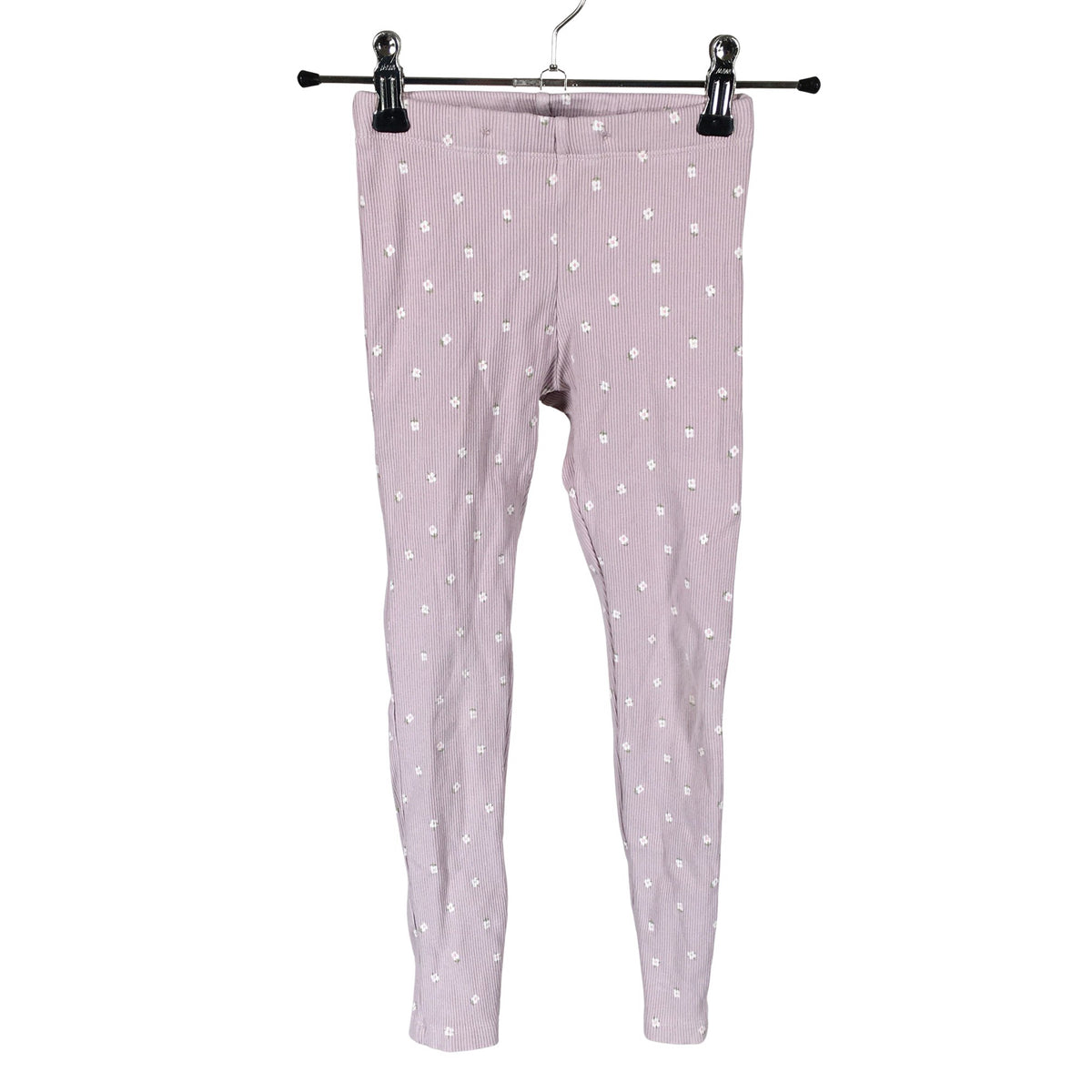 Unisex Lindex - Trikotaažist püksid, suurus 116 - 122 - Heleroosa (1)