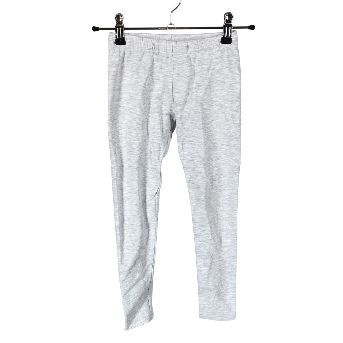 Unisex Lindex - Trikotaažist püksid, suurus 116 - 122 - Hall (1)