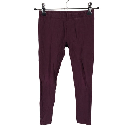 Unisex Lindex - Trikotaažist püksid, suurus 116 - 122 - Veinipunane ()