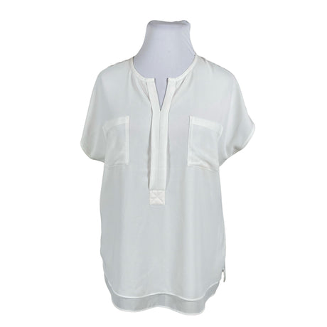 Unisex Opus - Lühikeste käistega pluus, suurus 44 - Valge ()