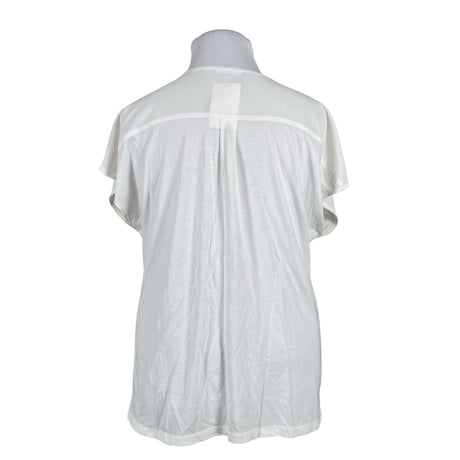 Unisex Opus - Lühikeste käistega pluus, suurus 44 - Valge (2)