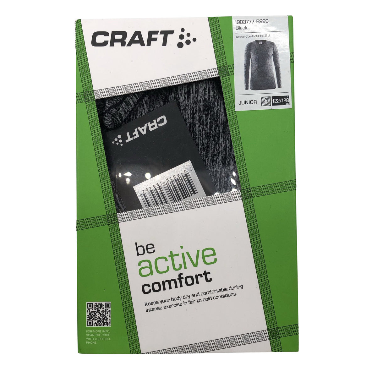 Unisex Craft - Spordisärk, pikad käised, suurus 122 - 128 - Hall (1)