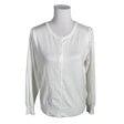 Unisex Fransa - Kardigan, suurus 40 - Valge ()