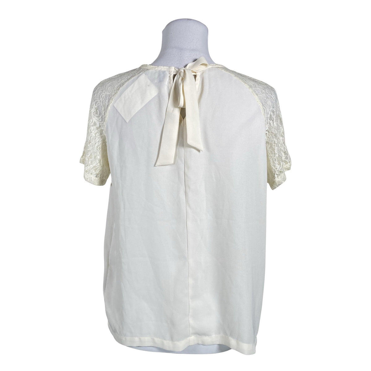 Unisex Saint Tropez - Lühikeste käistega pluus, suurus 36 - Looduslik valge (2)