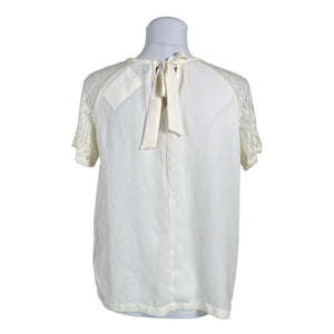 Unisex Saint Tropez - Lühikeste käistega pluus, suurus 36 - Looduslik valge (2)