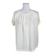 Unisex Saint Tropez - Lühikeste käistega pluus, suurus 36 - Looduslik valge ()