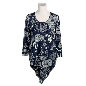 Unisex Taimi - Trikotaažist kleit, suurus 34 - Sinine (1)