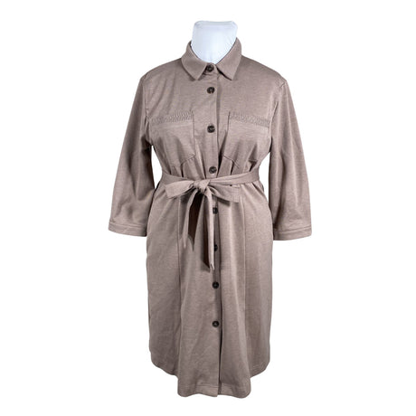Unisex Cream - Trikotaažist kleit, suurus 42 - Pruun ()