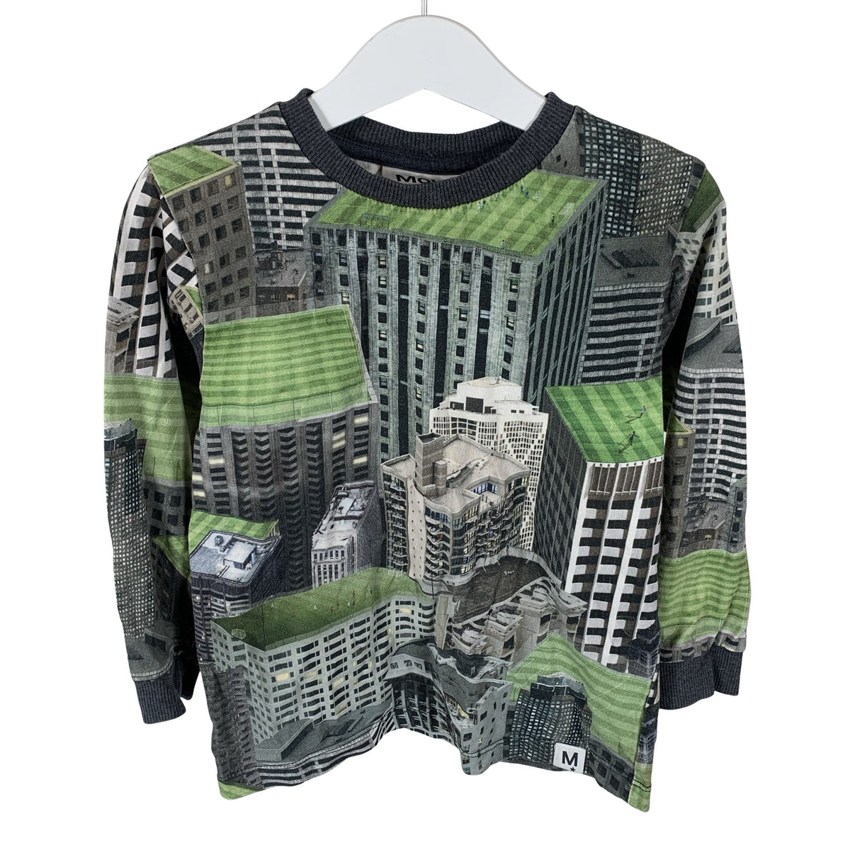 Unisex Molo Kids - Trikotaažist pluus, suurus 98 - 104 - Roheline (1)