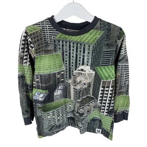 Unisex Molo Kids - Trikotaažist pluus, suurus 98 - 104 - Roheline (1)