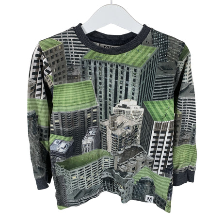 Unisex Molo Kids - Trikotaažist pluus, suurus 98 - 104 - Roheline ()