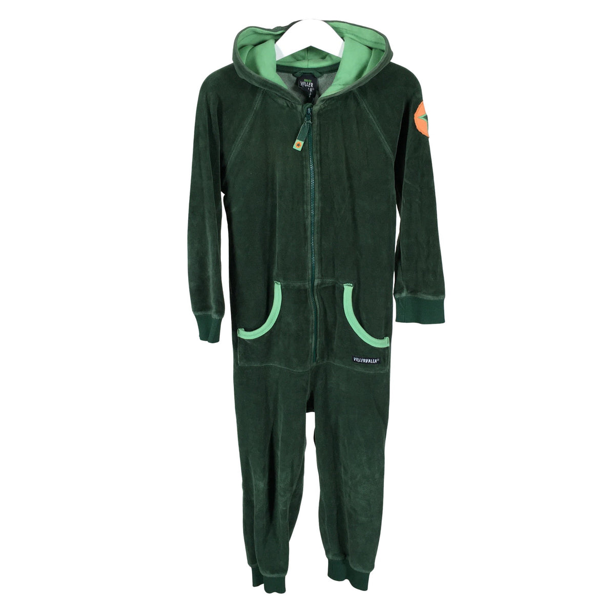 Unisex Villervalla - Pükskostüüm, suurus 104 - 110 - Roheline (1)