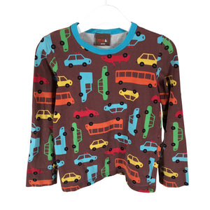 Unisex me&i - Trikotaažist pluus, suurus 110 - 116 - Pruun (1)