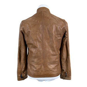Unisex Massimo Dutti - Nahktagi, suurus M - Pruun (2)
