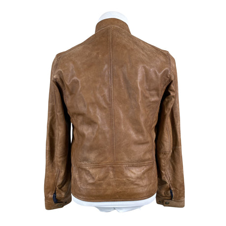 Unisex Massimo Dutti - Nahktagi, suurus M - Pruun (2)