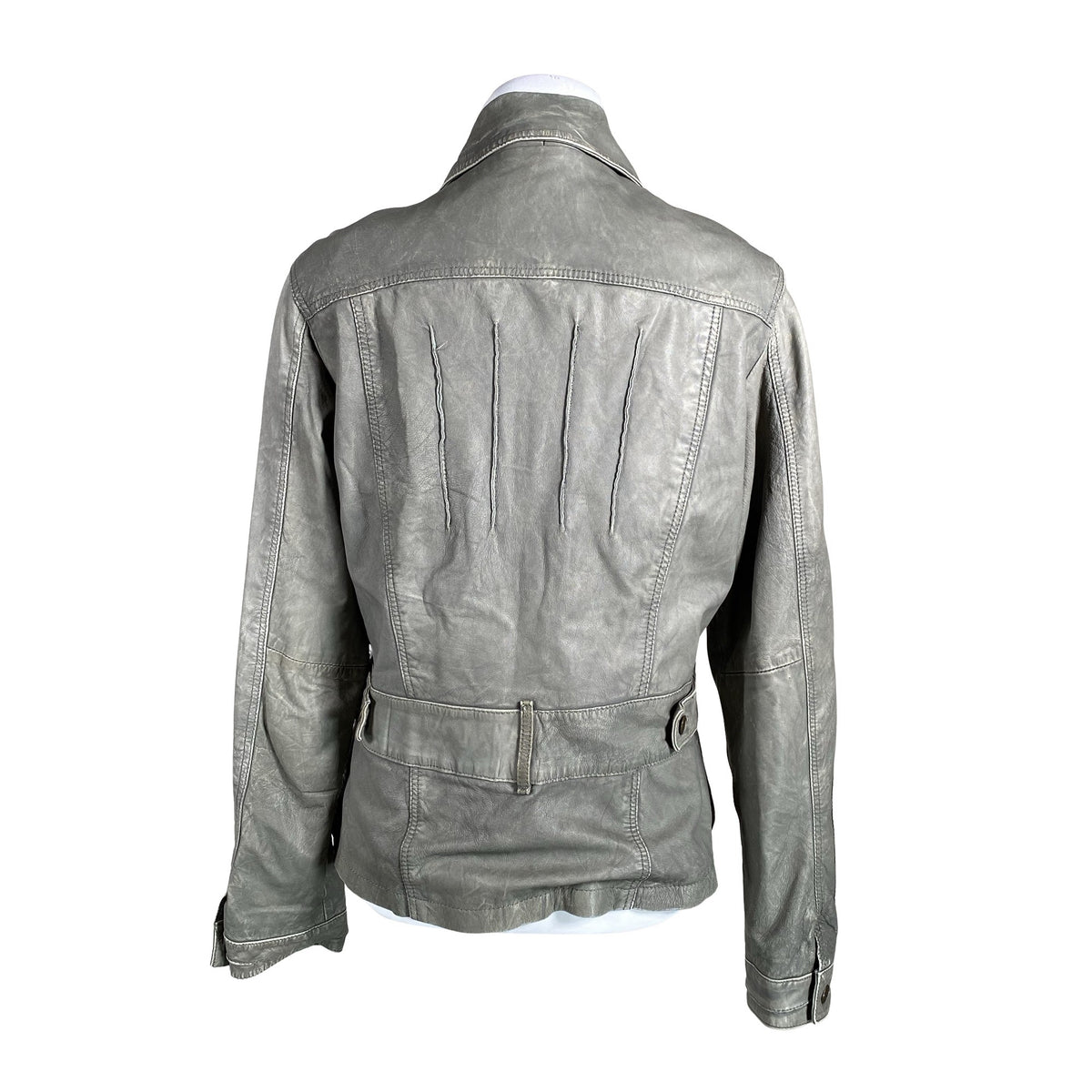 Unisex Kello - Nahktagi, suurus 40 - Hall (2)