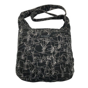 Unisex Marimekko - Õlakott, suurus Midi - Must (1)