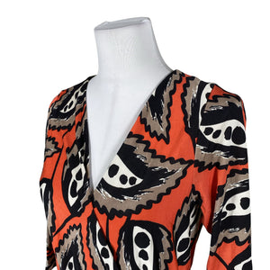 Unisex Diane von Furstenberg - Trikotaažist kleit, suurus 40 - Punane (3)