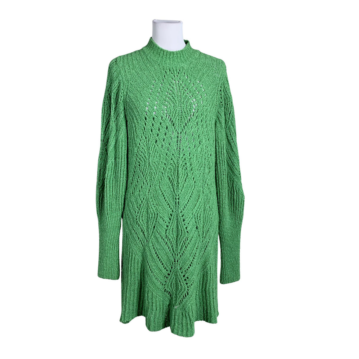 Unisex Lindex - Kootud kleit, suurus 38 - Roheline (1)