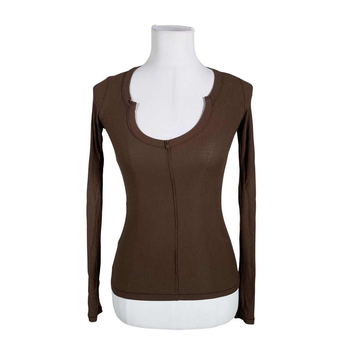 Unisex Skims - Trikotaažist pluus, suurus 32 - Pruun (1)