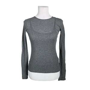 Unisex Massimo Dutti - Trikotaažist pluus, suurus 34 - Hall (1)