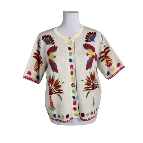 Unisex Milano Italy - Kardigan, suurus 40 - Looduslik valge ()