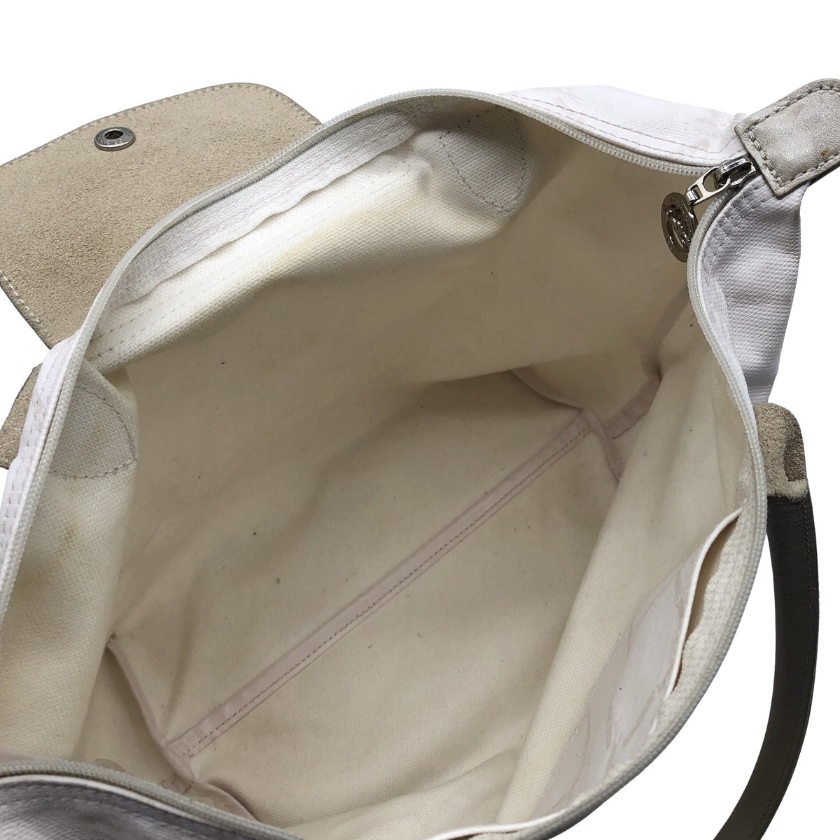 Unisex Longchamp - Käekott, suurus Midi - Valge (3)