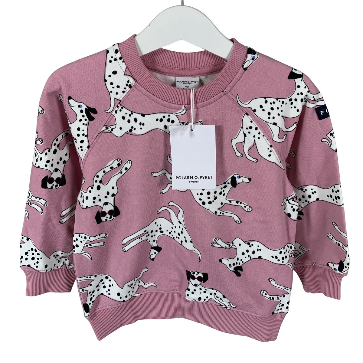 Unisex Polarn O. Pyret - Dressikangast pluus, suurus 86 - 92 - Heleroosa (1)