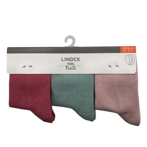 Unisex Lindex - Sokid, suurus 21 - Heleroosa (1)