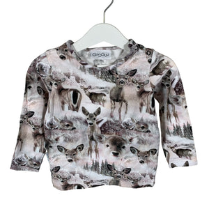 Unisex Gugguu - Trikotaažist pluus, suurus 74 - 80 - Heleroosa (1)