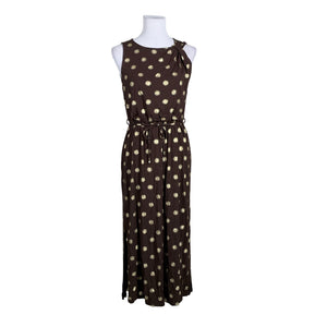 Unisex Love&Roses - Trikotaažist kleit, suurus 40 - Pruun (1)