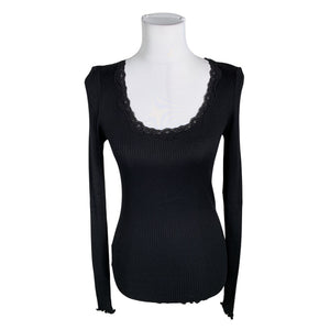 Unisex Noa Noa - Trikotaažist pluus, suurus 40 - Must (1)