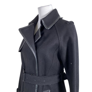 Unisex J.Lindeberg - Villane mantel, suurus 40 - Must (2)