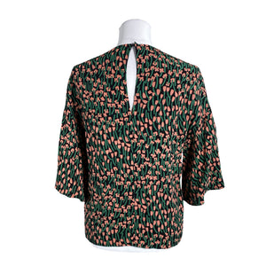 Unisex Marimekko - Lühikeste käistega pluus, suurus 36 - Must (2)